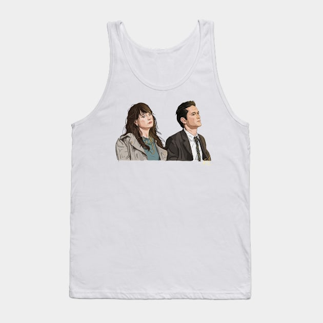 500 Days of Zooey & Joe Tank Top by 51Deesigns